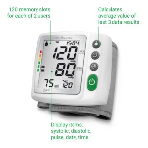 خصائص جهاز ضغط المعصم Medisana BW 315