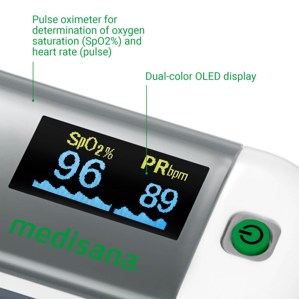 خصائص أكسيمتر Medisana PM 100 Connect