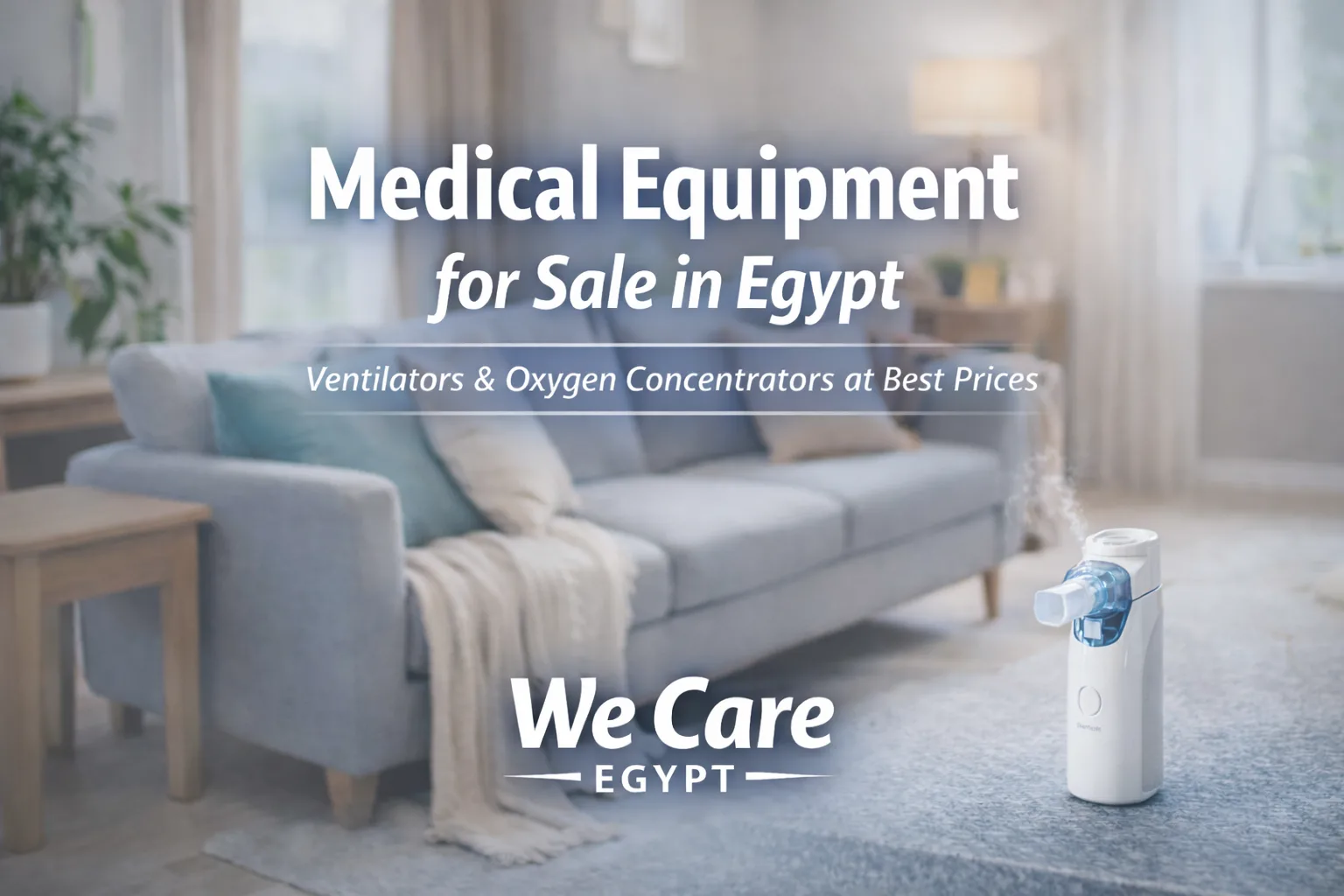 أجهزة طبية منزلية للبيع في مصر تشمل جهاز استنشاق محمول للرعاية الصحية المنزلية من We Care أجهزة طبية للبيع في مصر