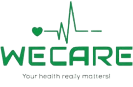 شعار Wecare Egypt الوكيل الرسمي لشركة Medisana في مصر