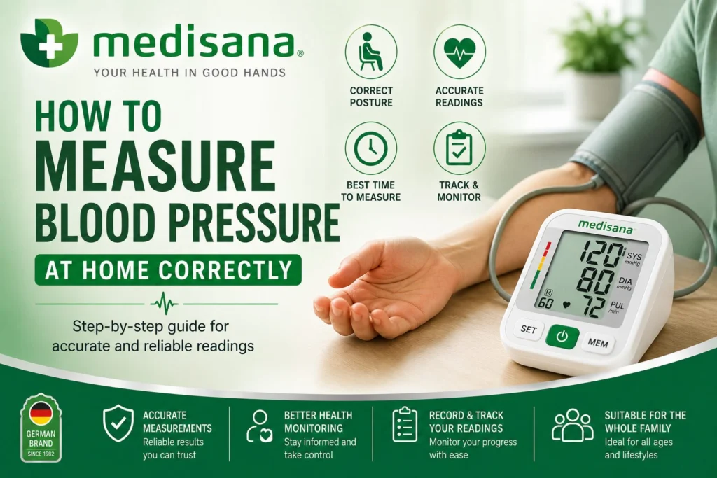 How to correctly measure blood pressure at home