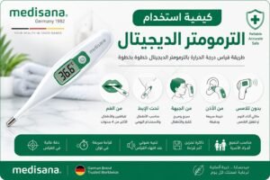 كيفية استخدام الترمومتر الديجيتال