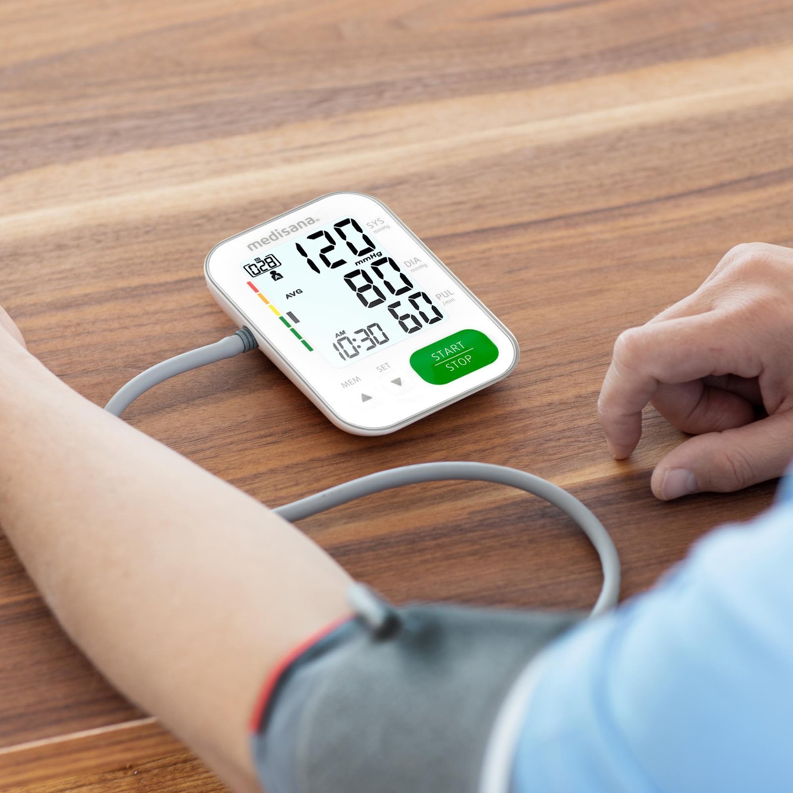 Can You Check Blood Pressure Too Often? When Repeating Helps And When It Fuels Anxiety 1 Home Blood Pressure Measurement On The Upper Arm Using A Digital Monitor