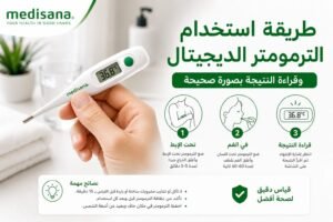How to use a digital thermometer correctly for oral or armpit temperature measurement